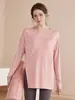 Roupas Fitness Emagrecedoras Plus Size para Mulheres, Camiseta Esportiva Lisa Soltinha, Top de Corrida e Yoga de Secagem Rápida que Cobre os Quadris