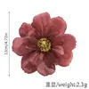 Cabeza de flor de cosmos artificial grande de 11 cm, material para manualidades DIY, para accesorios para el cabello, adornos de ropa, paredes de flores de boda y flores artificiales