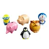 Molde de Yeso Cerámico Animal de Dibujos Animados Búho Lechón Pingüino Elefante Villano Doraemon Molde de Relleno Cerámico