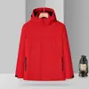 Ropa de trabajo de invierno a medida, a prueba de viento e impermeable, con forro polar, para hombres y mujeres, con diseño de capucha, adecuada para montañismo y trabajo general, modelo 8188, disponible para venta al por mayor