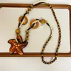 Moda Bohemio Europea y Americana Estilo Étnico Retro Collar Largo Cadena de Madera para Suéter Transfronteriza Accesorios para Ropa de Hombre y Mujer