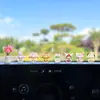 Adornos para Coche de Animales Pequeños con Vestimenta Cruzada, Adornos para Coche, Consola Central de Coche Eléctrico, Accesorios Interiores para Coche, Decoración de Pantalla de Navegación