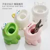 Porta Plumas de Arte para Uñas de Dibujos Animados, Decoración de Escritorio, Almacenamiento de Cabezal de Lijado, Cuenco de Burbujas de Boca Grande, Cerdo, Conejo, Relleno de Rana