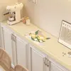 Tapete para Mesa Auxiliar con Temática de Plantas y Flores, Tapete Anti-Suciedad para Zapatero, Tapete Protector Lavable Impermeable y a Prueba de Aceite para Encimera de Entrada