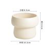 Vaso de Flor de Cerâmica Dehua Vaso para Planta Suculenta Respirável Criativo Ornamentos de Mesa Phalaenopsis Planta Verde Decorativo Vaso de Planta Transfronteiriço