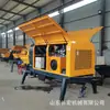 Máquina de Vertido de Estructura Secundaria de Mortero de Piedra Fina Bomba de Transporte de Concreto de Construcción Máquina de Carga de Bomba Secundaria Horizontal