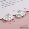 Accesorios para el cabello antiguos material metal plateado flor mariposa Loto conexión pieza colgante horquilla diy paso pendientes de sacudida material