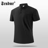 Camiseta de Manga Corta Casual Deportiva de Verano para Exterior Transpirable de Secado Rápido Camiseta Lel Polo Camisa Golf para Hombre