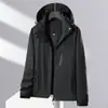 Comercio Exterior Chaqueta Suelta de Montañismo con Costuras para Hombre Primavera y Otoño Chaqueta de Pareja Chaqueta Deportiva de Ocio al Aire Libre Chaqueta Individual
