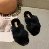 Chinelos Femininos Ins Tendência Fofos 2026 Outono/Inverno Nova Chegada Moda Celebridade da Internet Fada ao Ar Livre Peludos de Tira Única