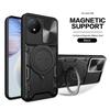 Adequado para Capa de Celular Janela Deslizante Vivo X300 Suporte Magnético para Carro Y05 Capa Protetora Anti-Queda V70Fe Iqooz11