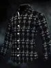 Camisa Casual de Manga Larga para Hombre 2026, Camisa de Moda Transfronteriza sin Planchar, Camisa Digital de Tallas Grandes para Hombre