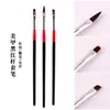 Herramientas de Pluma para Uñas, Pluma para Dibujo de Líneas, Pluma Plana para Tallado de Cristales, Pincel de Barrido, Pluma para Degradados, Pluma para Construcción de Pintura, Herramientas para Uñas