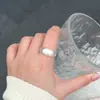Anillo Geométrico Asimétrico de Plata de Ley 925 para Mujer Ins 2025 Nuevo Diseño de Nicho Sentido del Diseño Anillo Elegante para el Dedo Índice