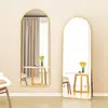 Espejo de Cuerpo Entero, Espejo de Piso a Techo, Espejo para el Hogar, Espejo de Pared, Popular para Dormitorio de Chicas, Espejo Simple Extraíble