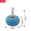 Rueda de Goma para Máquina de Recubrimiento, Rueda Plana, Rueda de Alimentación de Silicona, Rueda de Presión, Rueda de Avance, Rueda de Presión de Transportador Resistente a la Silicona, Accesorios para Carpintería Rueda de Goma