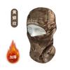 Máscara de Inverno Quente à Prova de Vento Camuflagem para Exterior Prova de Frio Capuz de Rosto Inteiro Pelúcia Polar Fleece Máscara de Ciclismo Ski