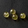 Pulseira de Contas Soltas de Citrino Amarelo Limão Natural 7A para Homens e Mulheres DIY Colar Contas Soltas de Cristal Natural Único