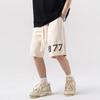 Retro americano 1977 deportivos Pu pantalones cortos guapos para hombre verano 2024 marca de moda vibe moda nicho pantalones cortos