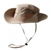 WN Chicas Picantes Japonesas Sombrero de Vaquero Occidental Viento Neutro para Mujer Sombrero de Pescador Protector Solar para Camping al Aire Libre Sombrero de Montañismo para Hombre
