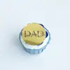 Copyright Transfronterizo Ins Viento Día del Padre Feliz Decoración de Pastel Tarjeta para Cupcake del Día del Padre Enchufe Acrílico