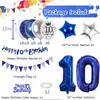 Decoración de Cumpleaños Azul Oscuro para 16º Cumpleaños Globos con Número Banderín Set para Fiesta de Cumpleaños de Niño Venta al por Mayor
