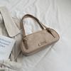 Bolsa Feminina Casual Estilo Coreano Ocidental Nova Outono 2025 Nicho Retro Moda Casual Bolsa de Ombro/Sobrancelha Bolsa Baguette