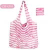 Bolsa de Tote de Compras Floral Grande de 190t en Stock de Gran Venta, Bolsa de Poliéster al por Mayor, Bolsa Plegable, Bolsa de Regalo Promocional
