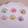 Juguetes de Comida Miniatura Simulada, Casas Pequeñas en Forma de Corazón, Accesorios para el Cabello DIY de Resina, Pinzas para el Cabello, Gomas para el Cabello, Parches, Decoraciones para Fundas de Teléfono y Accesorios