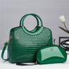 Bolsa moldeadora para mujer 2024 nuevo patrón de piedra bolso de mano simple gran capacidad moda elegante bolso para madre e hijo