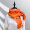 25 Cachecol de Imitação de Caxemira de Cor Pura para Outono e Inverno, Lenço Xale Versátil Super Macio para Mulheres, Fabricante Transfronteiriço, Presentes Atacado