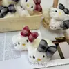 Linda Niña Dibujo Animado Animal Popular Serie de Gatos Hellokitty Diadema de Peluche Lazo Cuerda para el Cabello de Alta Elasticidad