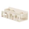 Portavasos para cepillos de dientes de baño Estante de almacenamiento sin perforaciones Soporte para vaso para enjuague bucal montado en la pared para lavabo de baño doméstico