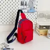 Nova Bolsa Transversal Peitoral Infantil de Cor Sólida para Meninos e Meninas, Bolsa Pequena Casual Versátil Leve, Bolsa de Ombro Prática Versátil