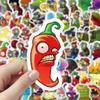 100 jogo infantil plantas vs zumbis desenho animado PVZ em torno de grafite adesivos diy notebook adesivos