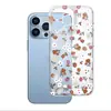 Processamento e Produção de Novos Modelos de Capas de Celular Florais Frescas e Simples para Apple 17/18 Pro Max, Conjunto Atacado de Capas de Celular de Verão