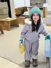 Roupas infantis Pear sugar jaqueta com capuz para menina agasalho de inverno estiloso com gola de pelo top com capuz para crianças roupas para bebê menina Classe A