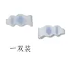 Separador de dedos para dedões com três furos sobrepostos, separador de dedos de silicone antiatrito, respirável, macio, elástico, protetor de pé compatível com sapatos