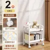 Estante de Almacenamiento con Carrito Pequeño, Organizador de Bocadillos de Bebé de Múltiples Niveles para Piso de Cocina y Dormitorio, Almacenamiento Móvil para Baño