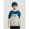 Suéter Pulôver Gola Redonda Infantil Wuli Bu Yi Estilo Novo de Inverno Tricô de Dinossauro Mistura de Lã Top Quente