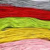 En Stock Venta Directa Cordón Elástico de Látex Ancho 2.0mm Colorido Hecho a Mano DIY para Cuentas Etiqueta Tapa de Dobladillo Cordón Elástico Redondo