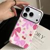 Comercio Exterior Rayas Creativas Lazo Adecuado para Funda de Teléfono Móvil Apple 17Promax 16/15 Doble Capa Película Protectora