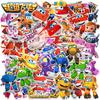 50 hojas Pegatinas Super Flying Man Super Wings Impermeables Papelería Laptop Equipaje pegatina Amazon