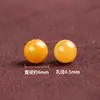 Cuentas Redondas de Cera de Abeja Natural de 6-10 mm Cuentas de Ámbar Crudo Cuentas para Pulsera de Joyería DIY Cuentas Sueltas Venta al por Mayor
