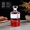 Botella Transparente para Licor de 500ml con Tapa para Licor Casero, Botella para Licor de Grano, Botella de Licor Vacía Sellada, Paquete de 0.5 kg