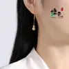 Tienda de Oro Mismo Estilo Pendientes de Borla Calabaza Chapados en Oro Joyería de Boda Imitación Oro Pendientes de Mujer Estilo Étnico Pendientes
