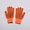 Guantes de plástico guantes de protección laboral al por mayor dispensación color fluorescente diez pines antideslizantes resistentes al desgaste pvc Guantes de perlas