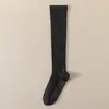 Meias de Compressão para Panturrilha de Yoga Cor Sólida para Mulheres, Costuradas à Mão, Meias de Compressão Esportiva Fitness com Solas Antiderrapantes, Absorventes de Suor, Atacado da Dinastia Tang