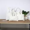 Bolsa de lona en blanco con logotipo para estudiantes, bolsa de lona para compras, bolsa de algodón publicitaria, venta al por mayor de fábrica