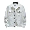 Chaqueta de mezclilla para hombre, marca de moda, primavera y otoño, chaqueta casual para hombre, estilo coreano, corte ajustado, a la moda, combinable con todo, chaqueta para hombre